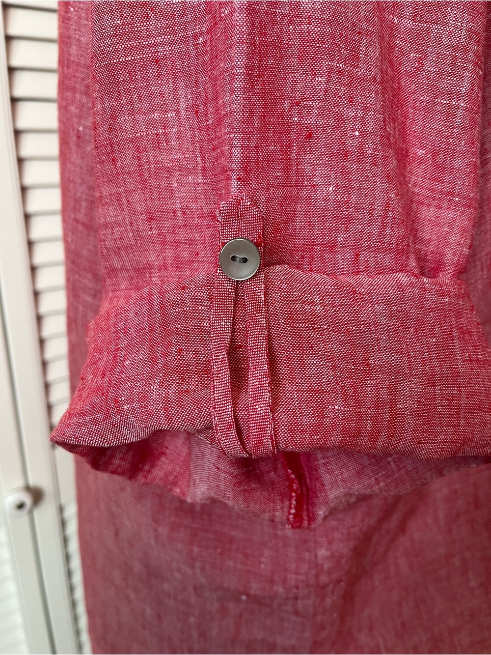 Liz Claiborne Linen Button front shirt 1X - Picture 9 of 11